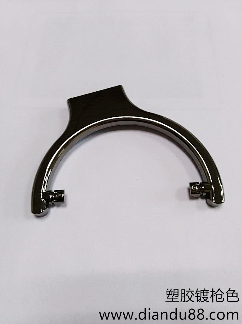 耳機電鍍槍色 黑鉻 